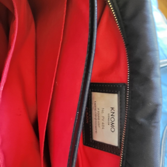 Knomo Black Tote Bag with Gold Accents - Picture 8 of 12